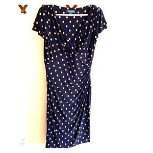 Khaki Polka Dot Dress